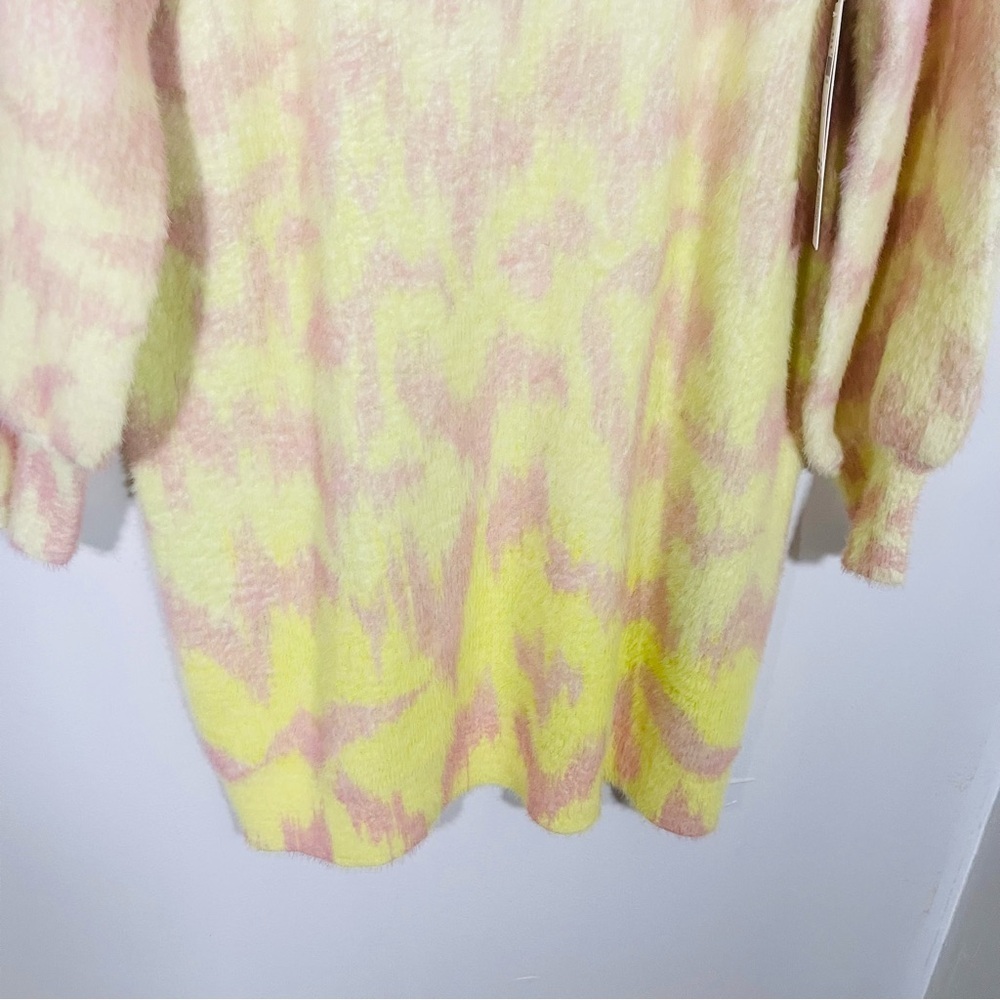 NWT Anthropologie Long-Sleeve V-Neck Sweater Mini Dress - Picture 6 of 10